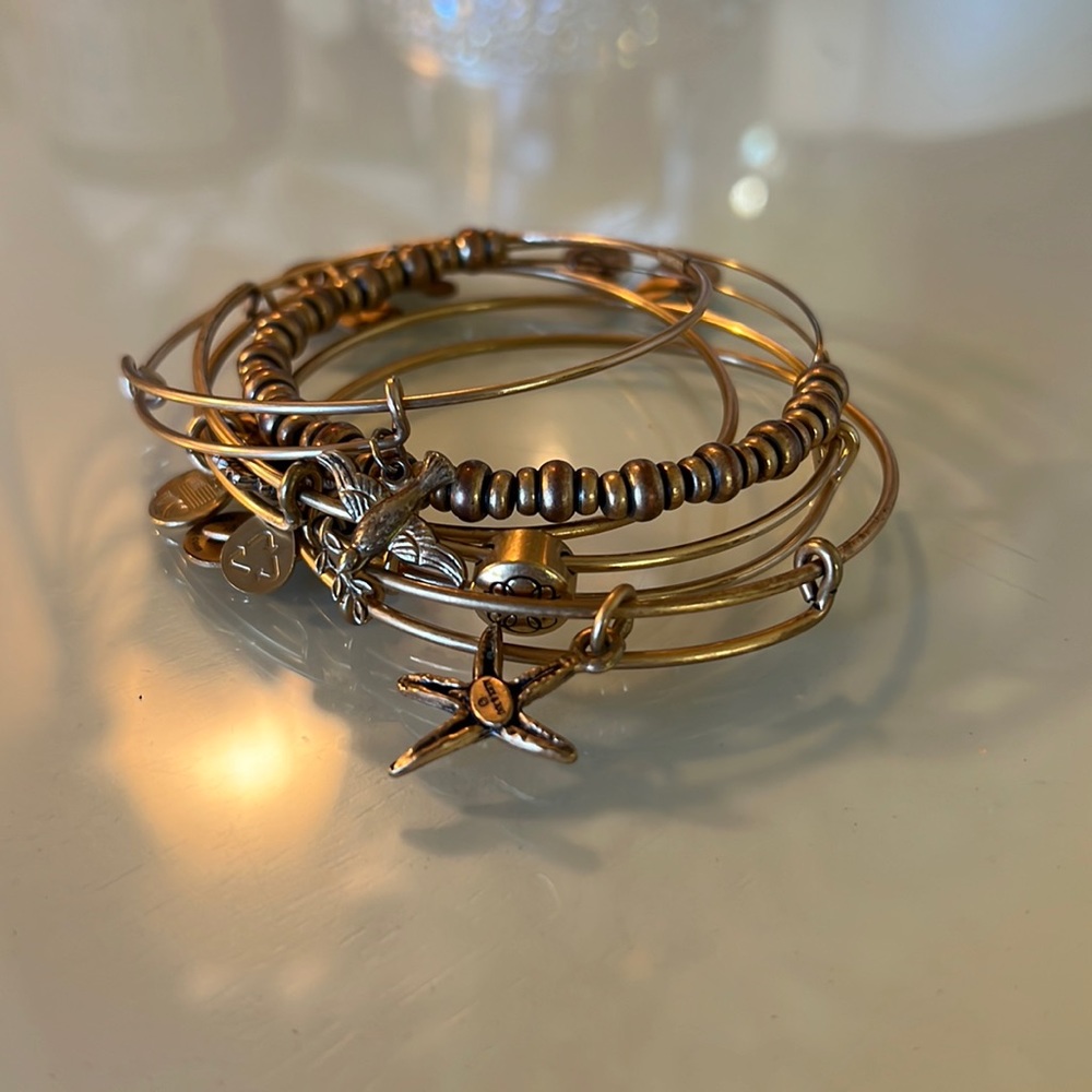 Alex and Ani Bracelet bundle of 5
